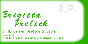brigitta prelich business card